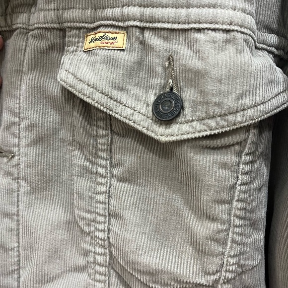Levi's Men's Corduroy Tan Sherpa-Collar Jacket Size L Vintage Signature - Picture 16 of 16